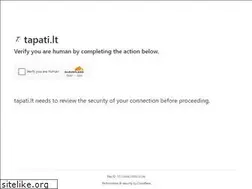 Sites similar to tapati.lt