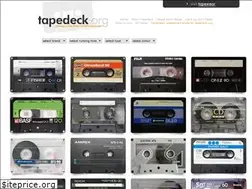 Sites similar to tapedeck.org