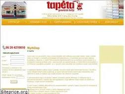 Sites similar to tapeta-bolt.hu