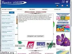 Sites similar to tapetes-visiem.lv