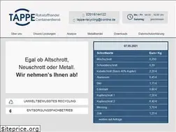 Sites similar to tappe-recycling.de