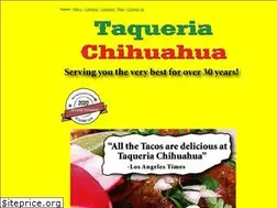 Sites similar to taqueriachihuahua.com