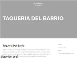 Sites similar to taqueriadelbarrio.com