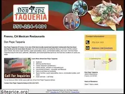 Sites similar to taqueriadonpepes.com