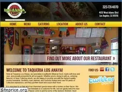 Sites similar to taquerialosanaya.com