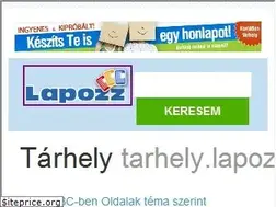 Sites similar to tarhely.lapozz.hu