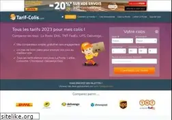 Sites similar to tarif-colis.com