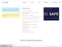 Sites similar to tarifas.lt