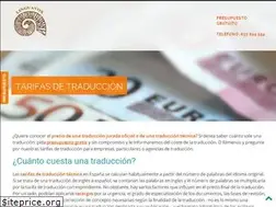 Sites similar to tarifasdetraduccion.es