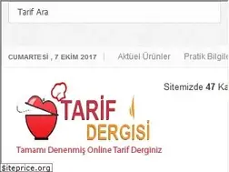 Sites similar to tarifdergisi.com