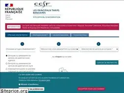 Sites similar to tarifs-bancaires.gouv.fr