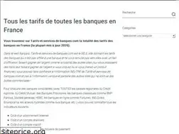 Sites similar to tarifs-et-services-de-banques.com