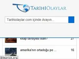 Sites similar to tarihiolaylar.com