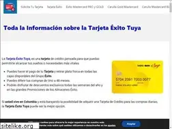 Sites similar to tarjetaexitotuya.info