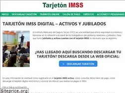 Sites similar to tarjeton-imss.net