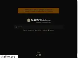 Sites similar to tarkov-database.com