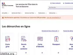 Sites similar to tarn-et-garonne.gouv.fr
