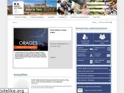 Sites similar to tarn.gouv.fr