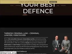 Sites similar to tarnowcriminallaw.com