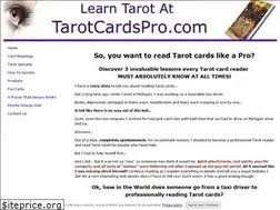 Sites similar to tarotcardspro.com