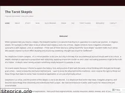 Sites similar to tarotskeptic.wordpress.com