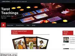 Sites similar to tarotteachings.com