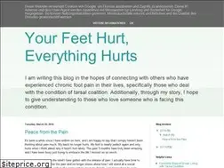 Sites similar to tarsalcoalitionpain.blogspot.com