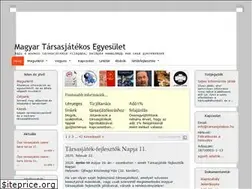 Sites similar to tarsasjatekos.hu
