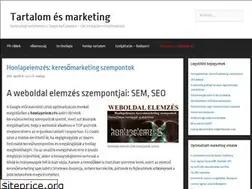 Sites similar to tartalommarketing.org