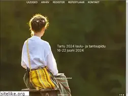 Sites similar to tartulaulupidu.ee