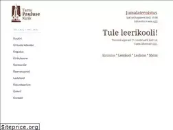 Sites similar to tartupauluse.ee