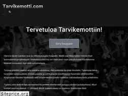 Sites similar to tarvikemotti.com