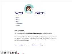 Sites similar to tarynewens.com