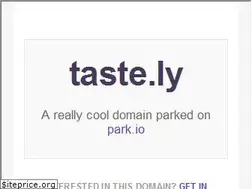 Sites similar to taste.ly