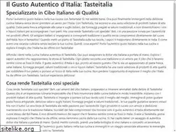 Sites similar to tasteitalia.it