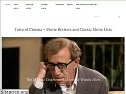 Sites similar to tasteofcinema.com