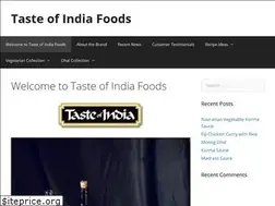 Sites similar to tasteofindiafoods.com