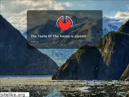 Sites similar to tasteofthekaroo.co.za