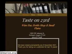 Sites similar to tasteon23rd.com