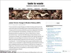 Sites similar to tastetowaste.wordpress.com