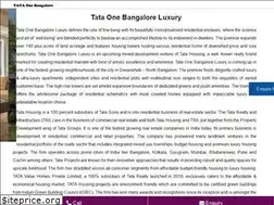 Sites similar to tataonebangalore.org.in