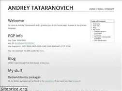Sites similar to tataranovich.com
