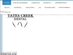 Sites similar to tatescreekdental.com