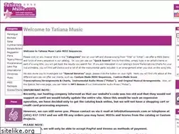 Sites similar to tatianamusic.com