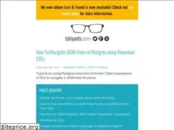 Sites similar to tatiyants.com