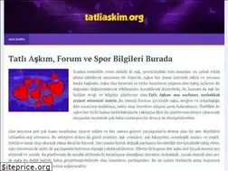 Sites similar to tatliaskim.org
