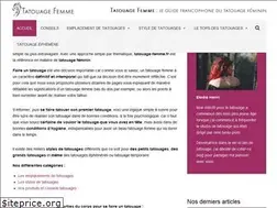 Sites similar to tatouage-femme.fr