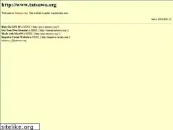 Sites similar to tatsuwo.org