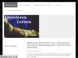 Sites similar to tattoo-onlinekurs.de