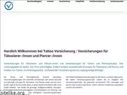 Sites similar to tattoo-versicherung.de